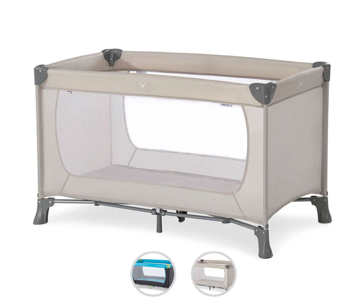 Преносима сгъваема кошара на 1 ниво за бебе за спане и игра Hauck Dream N Play, асортимент