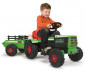 Детски акумулаторен трактор с ремарке Injusa, червено, с батерия 6V 636 thumb 4