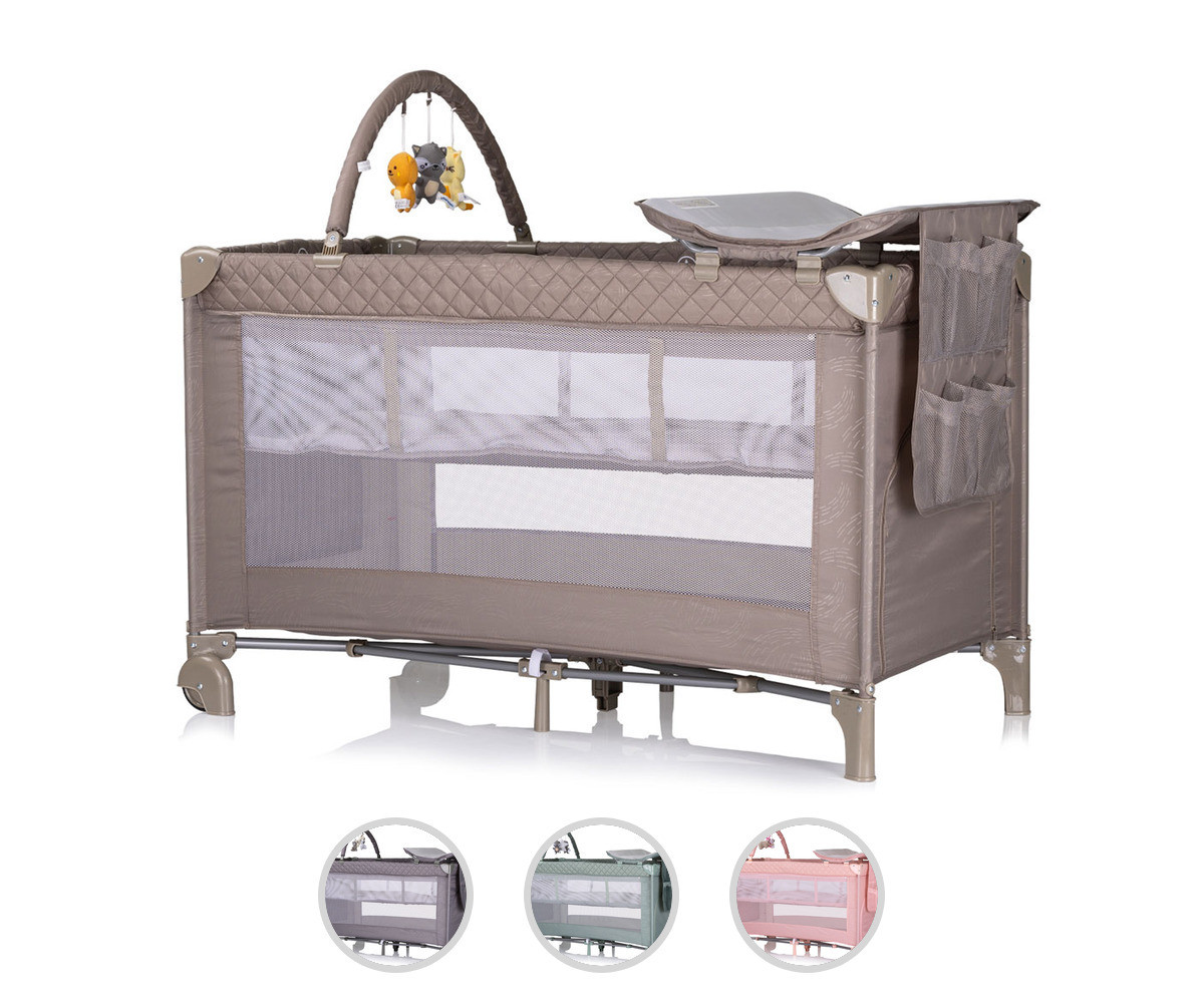 Детска преносима кошара на 2 нива за спане Chipolino Luna, асортимент KOSILU2