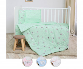 Бебешки спален комплект от 4 части Lorelli Ранфорс, асортимент 2080002