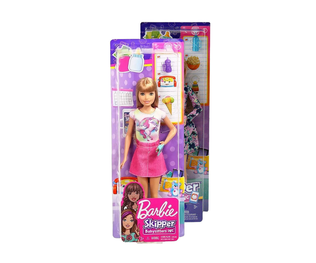 Игрален комплект за деца кукла Barbie - Детегледачка, асортимент FHY89
