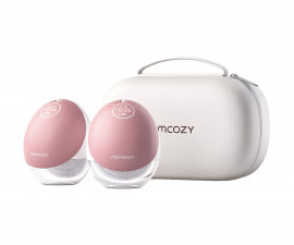 Двойна електрическа помпа свободни ръце за изцеждане на мляко Momcozy M9 Hands-free, червена 0762765367315