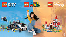Намаление на конструктори  LEGO City, Super Mario, Disney