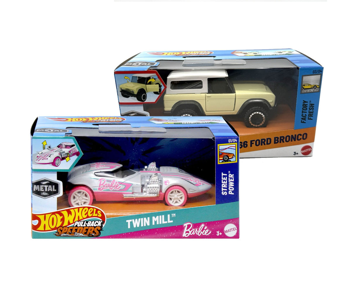 Комплект за игра за момчета Hot Wheels Speeders - Количка с изтеглящ механизъм, асортимент HPR70