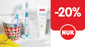 Намаление на продукти за зъбна хигиена на марка NUK