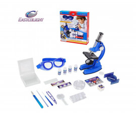 Образователни играчки Eastcolight - Комплект с метален микроскоп 21321