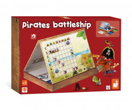 детска стратегическа игра Janod - Пиратски боен кораб