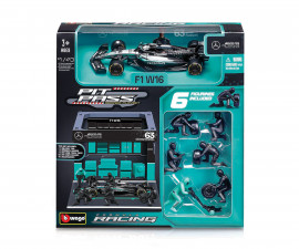 Bburago 18/38458 (#63) - 1:43 F1 Pit Pass - Mercedes-AMG W16 (#63)