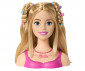 Кукла Barbie - Барби глава за оформяне на прически, блондинка HMD88 thumb 5