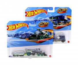 Играчка за момчета Hot Wheels - Камион (влекач с ремарке), асортимент HYT56