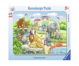 Ravensburger 6116 - Пъзел 15 елемента - Разходка до зоопарка