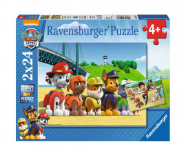 Ravensburger 9064 - Пъзел 2х24 елемента - Пес патрул помощници