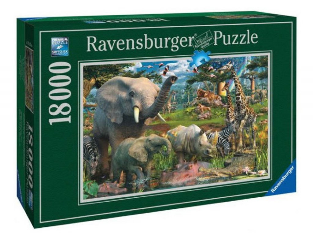 Ravensburger 17823 - Пъзел 18000 елемента - Африкански животни