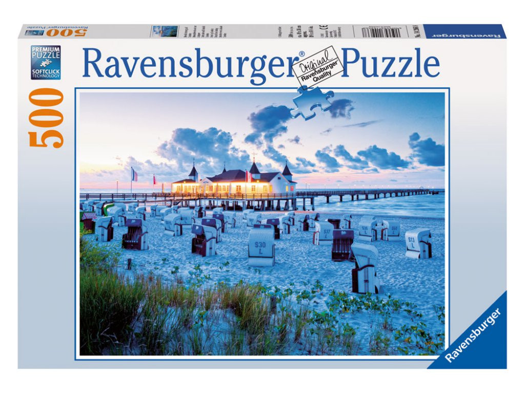 Ravensburger 14266 - Пъзел 500 елемента - Плаж на залез