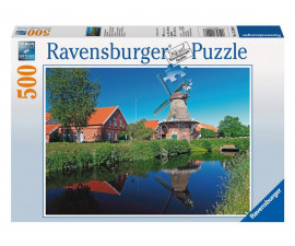 Ravensburger 14290 - Пъзел 500 елемента - Вятърна мелница