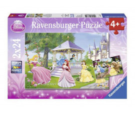 Ravensburger 8865 - Пъзел 2х24 елемента - Принцеси в парка