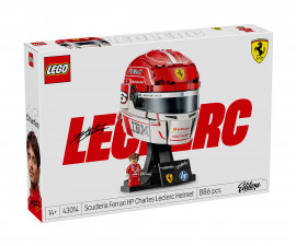 LEGO® Editions 43014 - Scuderia Ferrari HP Charles Leclerc helmet