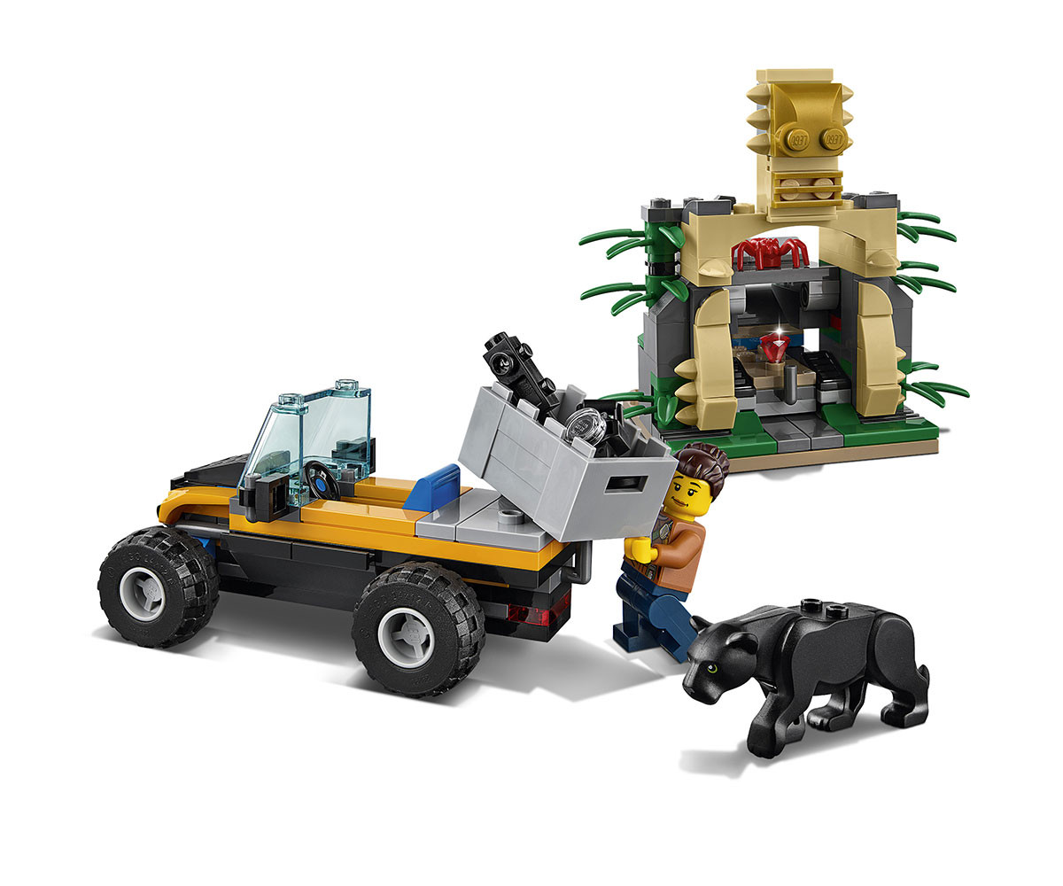 Конструктор lego city 60159 исследование джунглей