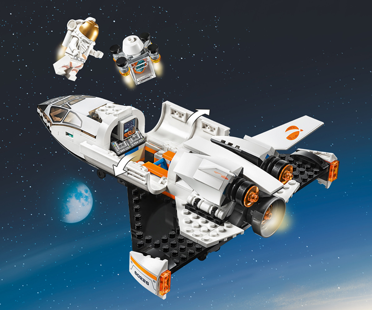 Конструктор lego city space port шаттл для исследований марса 60226