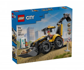 LEGO® 60480 - Yellow Backhoe Loader