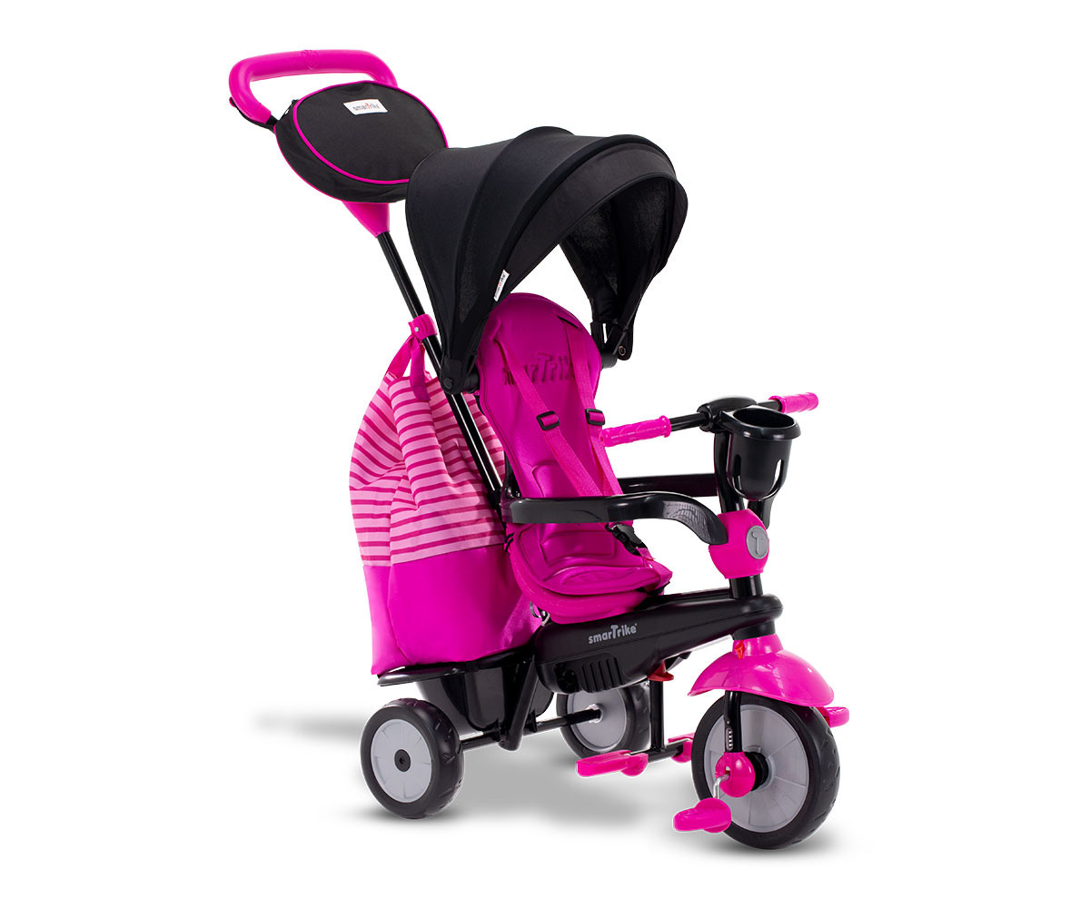 Smartrike 6500600 - 4-in-1 Swing DLX Toddler Tricycle Pink