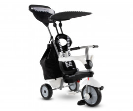 Smartrike 6654200 - 4-in-1 Vanilla Plus Toddler Tricycle Black & White