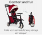 Smartrike 5055500 - STR™5 Folding Stroller Trike 7 in 1 Red thumb 13