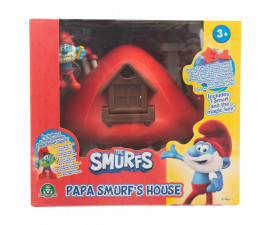 Детска играчка Смърфовете - Къщичка и фигура на Татко Смърф PUF40000