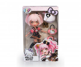 Giochi Preziosi HKTF1000 - Играчки Sanrio - Хелоу Кити - Комплект Манга стил: Кукла Golden Diva с ролери