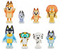Famosa BLY49000 - Bluey: Pack 8 Figuras Bluey Heeler Family&Mates Pack thumb 2