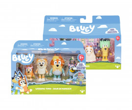 Famosa BLYA0000 - Bluey: Figure 4 pack assortment