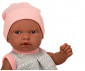 Arias - Мека кукла с аромат на ванилия 26 см, етническо бебе с розова шапка и сива рокля 12114 thumb 2