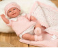 Arias - Мека кукла бебе 35 см, розова 60727 thumb 3