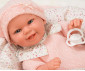 Arias - Мека кукла бебе 35 см, розова 60727 thumb 4