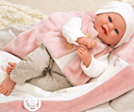 Arias - Мека кукла като истинско бебе с аромат на ванилия Колин, 40 см 60809