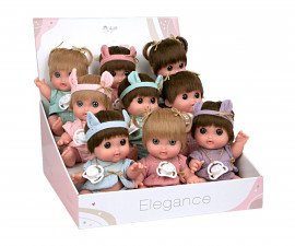 Arias - Мека кукла бебе с коса и с аромат на ванилия 26 см, асортимент 60819