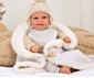 Arias - Мека кукла като истинско бебе с бежово одеялце, 35 см 60826 thumb 3