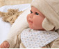 Arias - Мека кукла като истинско бебе с бежово одеялце, 35 см 60826 thumb 5