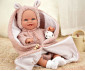 Arias - Мека кукла като истинско бебе с розово одеялце, 35 см 60827 thumb 3