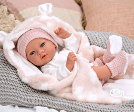 Arias - Мека кукла като истинско бебе с аромат на ванилия Ариа, 38 см 60833