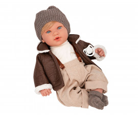 Arias - Мека кукла бебе Ирио със звуци, 45 см 65317