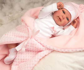 Arias - Мека кукла като истинско бебе с аромат на ванилия Росио, 45 см 98020