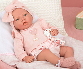 Arias - Мека кукла като истинско бебе с аромат на ванилия Алба, 40 см 98121