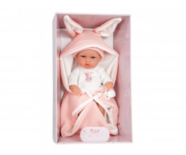 Arias - Мека кукла като истинско бебе с аромат на ванилия момиче Роса с одеалце за сън, 30 см 60867