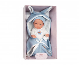 Arias - Мека кукла като истинско бебе с аромат на ванилия момче Роса с одеалце за сън, 30 см 60868