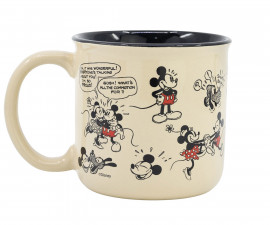 Stor 75574 - Young Adult Ceramic Breakfast Mug 14 Oz In Gift Box Mickey Mouse Vintage