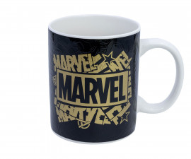Stor 31166 - Young Adult Ceramic Changing Color Mug 11 Oz In Gift Box Marvel Golden Treasure