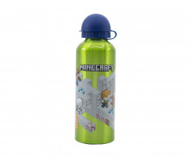 Stor 40460 - High Aluminium Bottle 530 Ml Minecraft Isometric