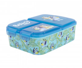 Stor 50620 - Multi Compartment Sandwich Box Bluey