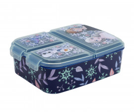Stor 81020 - Multi Compartment Sandwich Box Frozen Snowy Tale